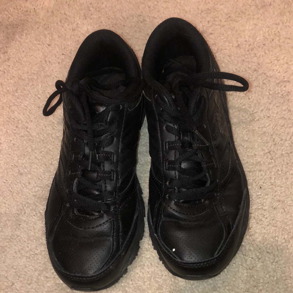 Non slip Black Fila Shoes